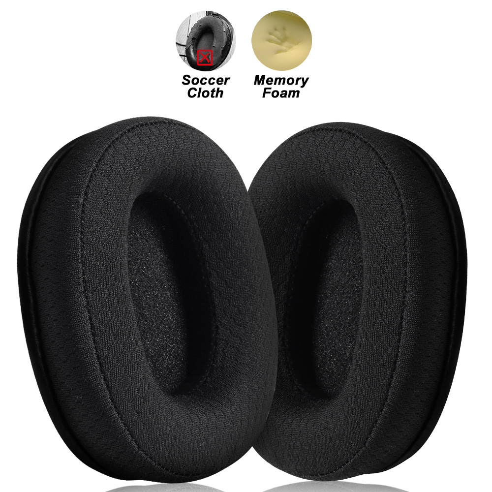 Earphone pads For BASEUS Bowie H1S/H1i/H1 PRO D05 replacement Earpads Mesh cloth Memory Covers Sponge Soft Protein: Khaki