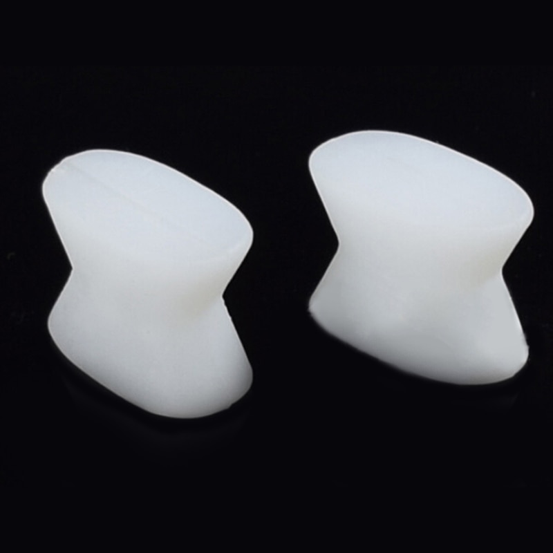 2Pcs Siliconen Voet Vinger Teen Separator Bunion Bone Duim Valgus Beschermer Richter Hallux Valgus Pedicure Corrector Voeten Zorg