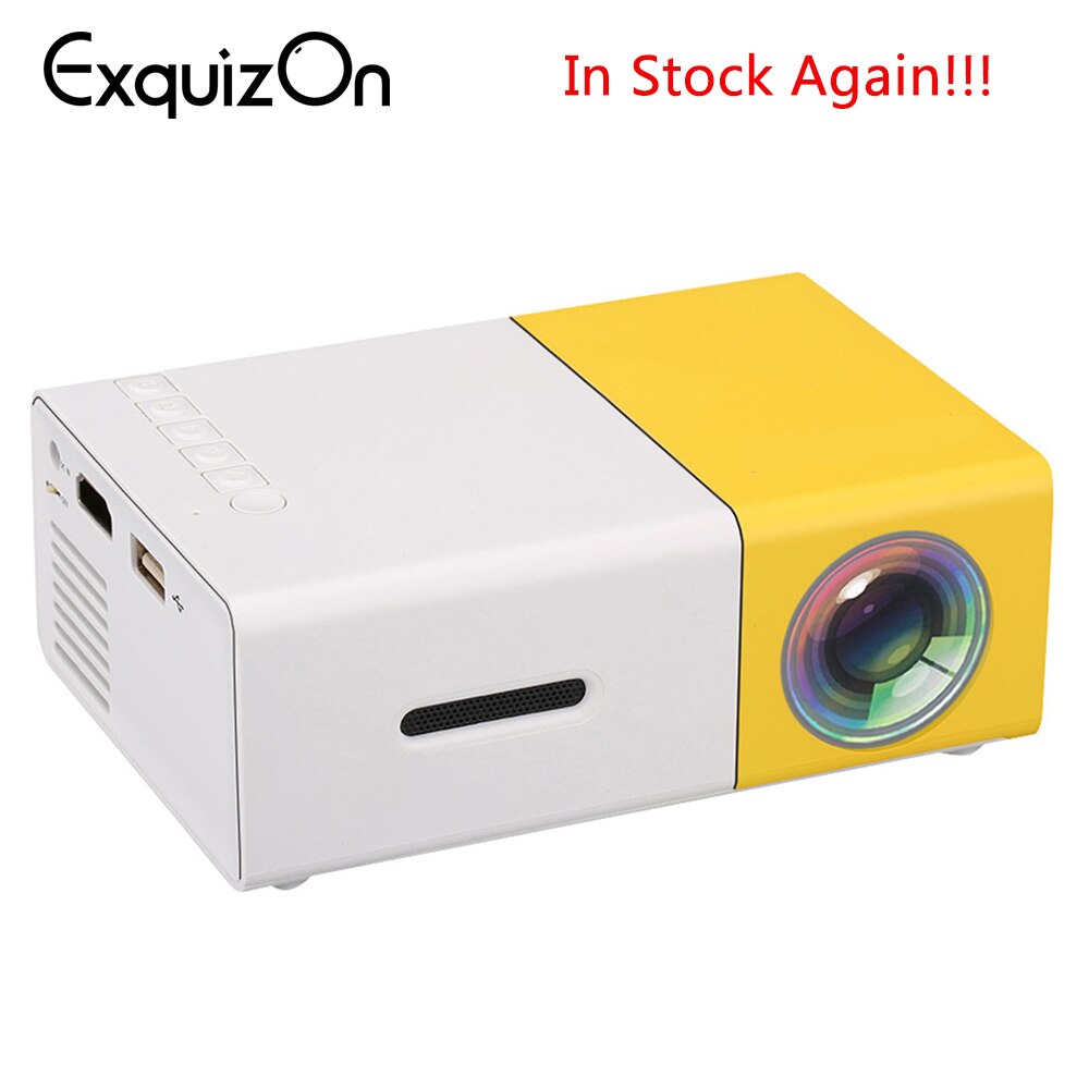 YG300 Mini Lcd Projector Home Theater Pocket Mini Beamer 600Lumens 320X240 P Media Proyector Ondersteuning 1080 P Projector