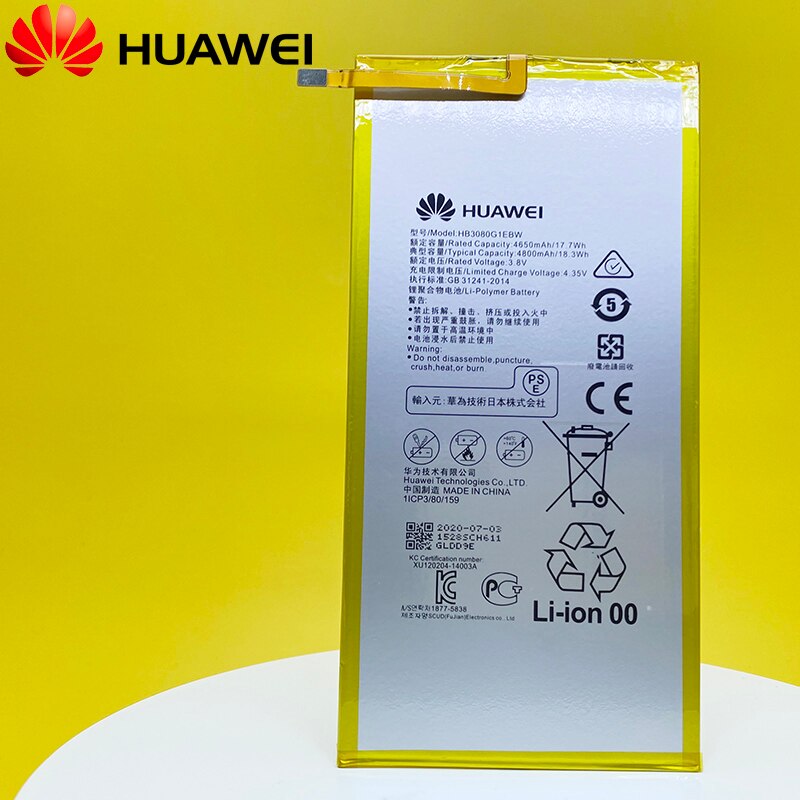 Neue Original 8 zoll Huawei Mediapad T2 8,0 Profi Batterie HB3080G1EBC HB3080G1EBW