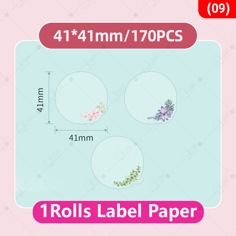 Niimbot Transparent Stickers Label Printer Stickers Portable Printer Niimbot Thermal Paper Labels Official Genuine For B1/B21: Yellow
