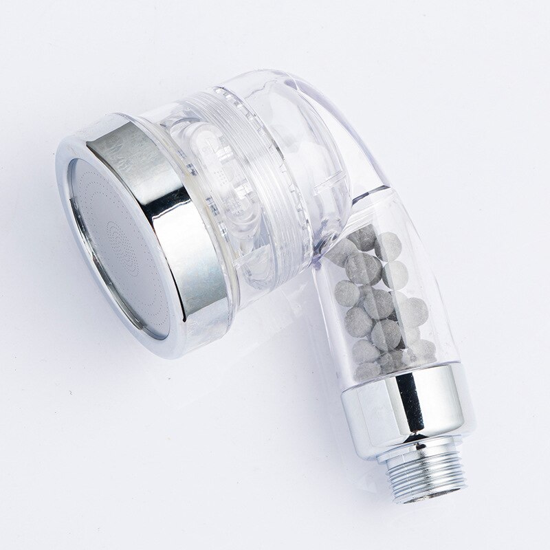 Stonestream Handheld Shower Head Water Saving Rainfall Bathroom Shower Head 3 Filters For Hairspring Bathroom Accessories: 3 function-crystal