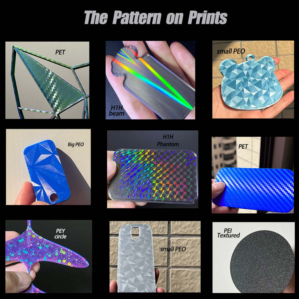 Foglio PEI 235 180 241 257 310 Piastra di costruzione magnetica animale domestico PEI a doppia faccia Lamiera di acciaio per molle Ender 3 Piastra PEI per letto di aggiornamento 310x310