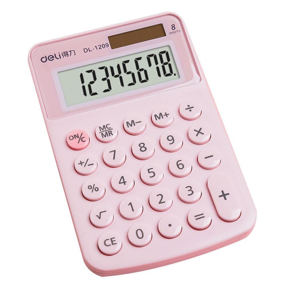 Calculatrice numérique Portable Kawaii Mini calculatrice taille de poche 8 affichage dessin animé mignon porte-clés calculatrice fournitures de bureau