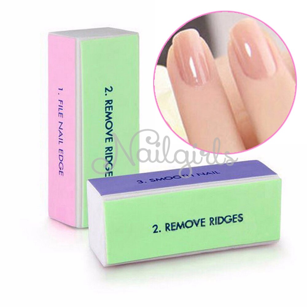 10 Pcs 4 Manieren Nail Art Gereedschap Nail Art Buffer File Block Manicure Nail File Schuren Nail Art Gereedschap Voor manicure Buffer File