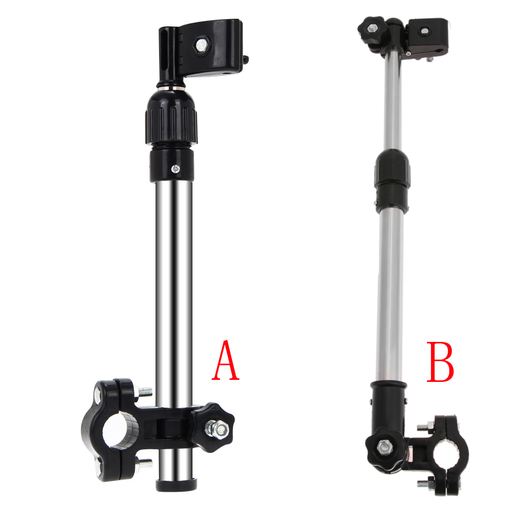 Supporto per passeggino Portaombrelli portatile per passeggino in plastica regolabile pratico per accessori per bici da ciclismo per ombrellone