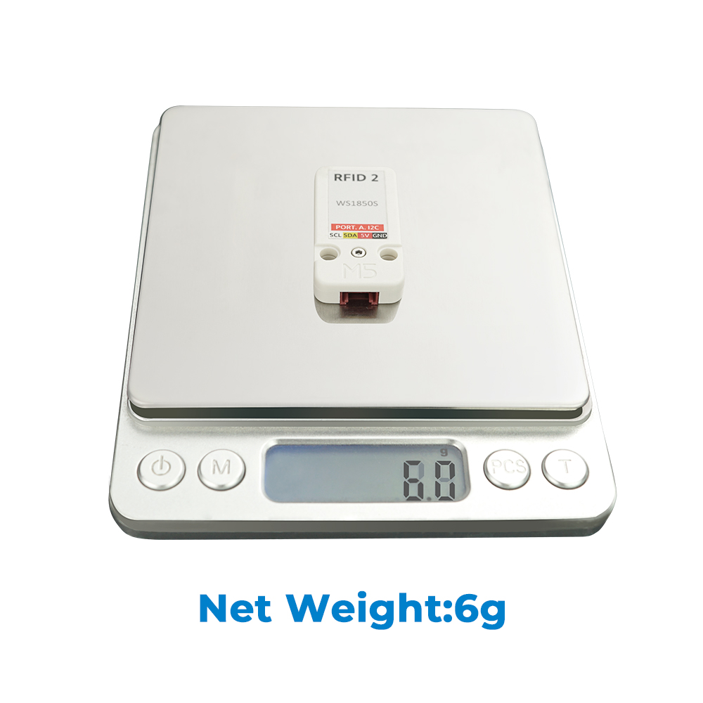 M5Stack Official Mini RFID Reader/Writer 2 Unit (WS1850S)