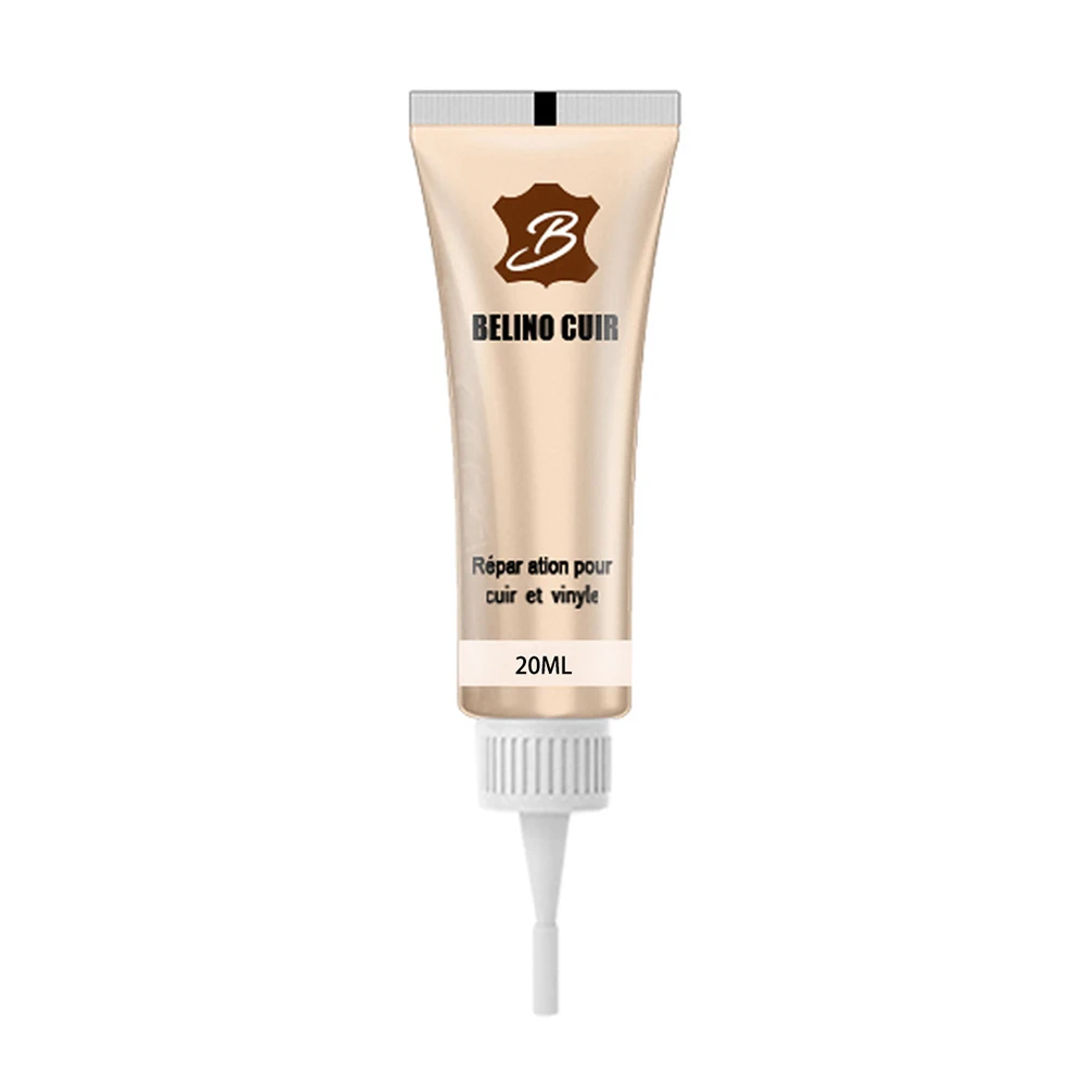 Pasta de relleno de cuero para asiento de coche, pasta de reparación de arañazos, crema de restauración de cuero Natural, relleno de agujeros para quemaduras y grietas, 60ml