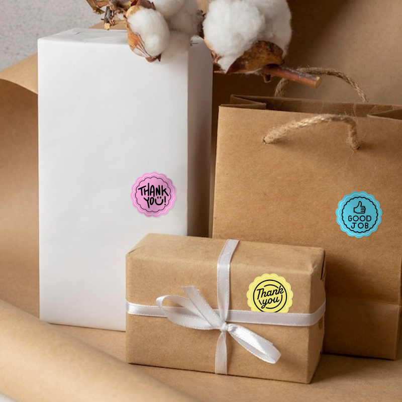 2 Rollen/Set farbiges Etikettenpapier, Thermoaufkleber, Wolken, wasserfeste Etiketten, niedliche handgefertigte DIY-Aufkleber, Verwendung als für Taschendrucker