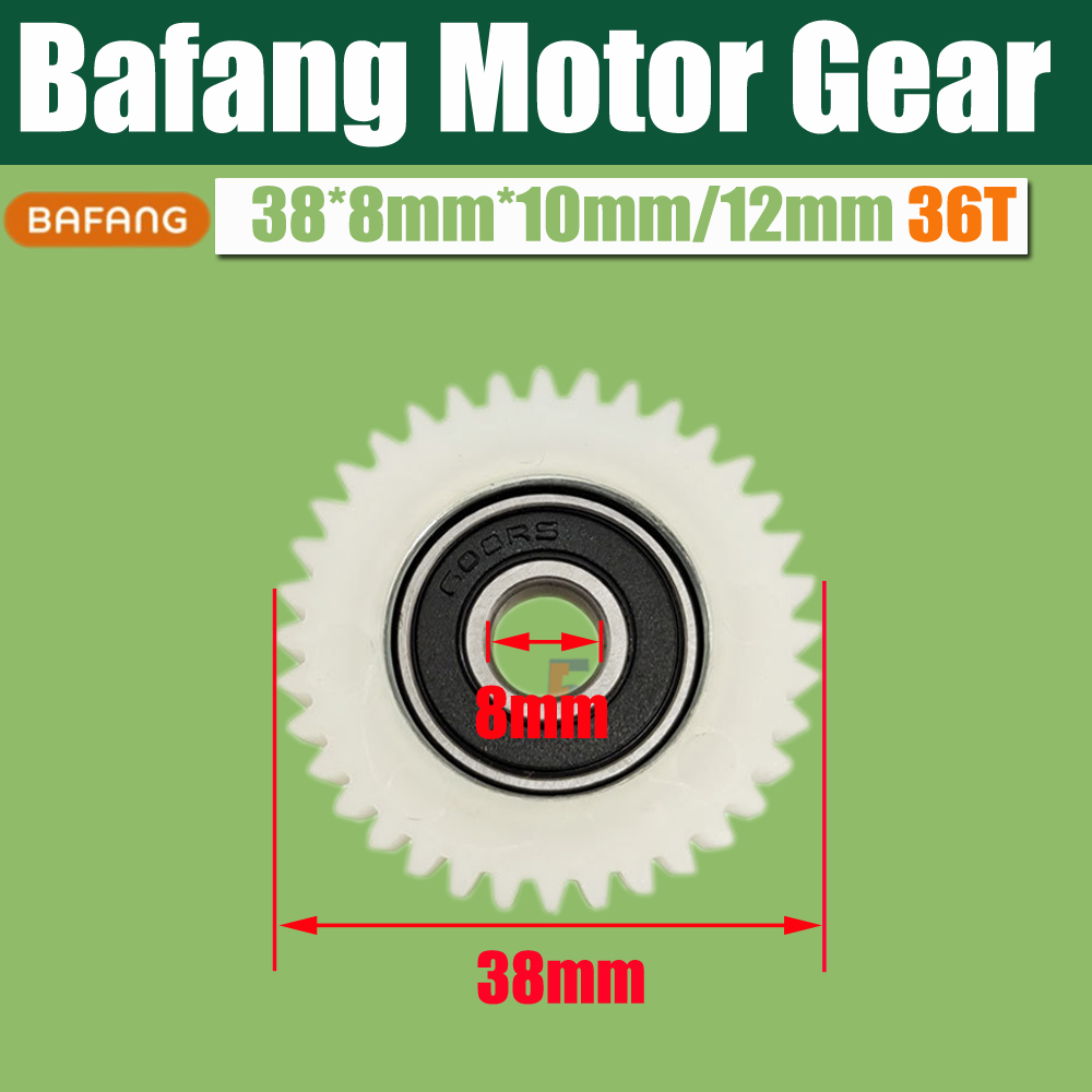 Ebike 36T Bafang Motor Gear 38mm for 250W 350W 500W Bafang Hub Motor 8fun Bafang Motor Repair Gear Bafang 36T Nylon Gear