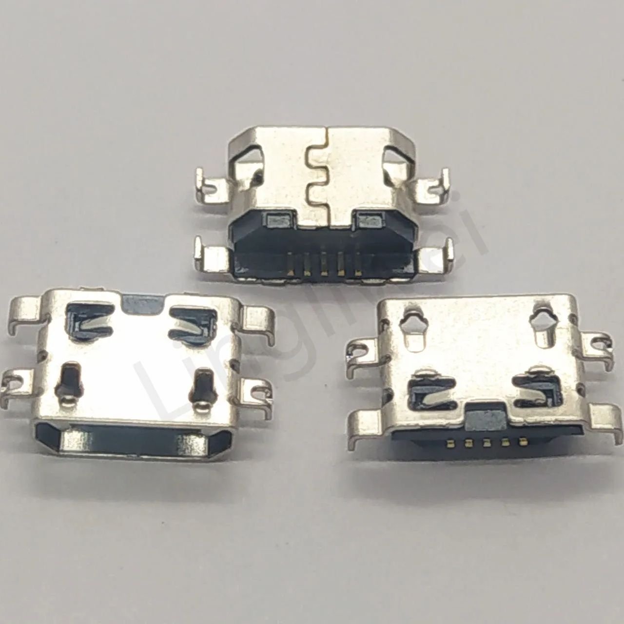 10-100 Uds Micro USB mini conector puerto de carga móvil para Motorola MOTO E5 E4 Alcatel 5025g conector Jack Socket Dock: Verde militar / 100 Unids y Por Encima de