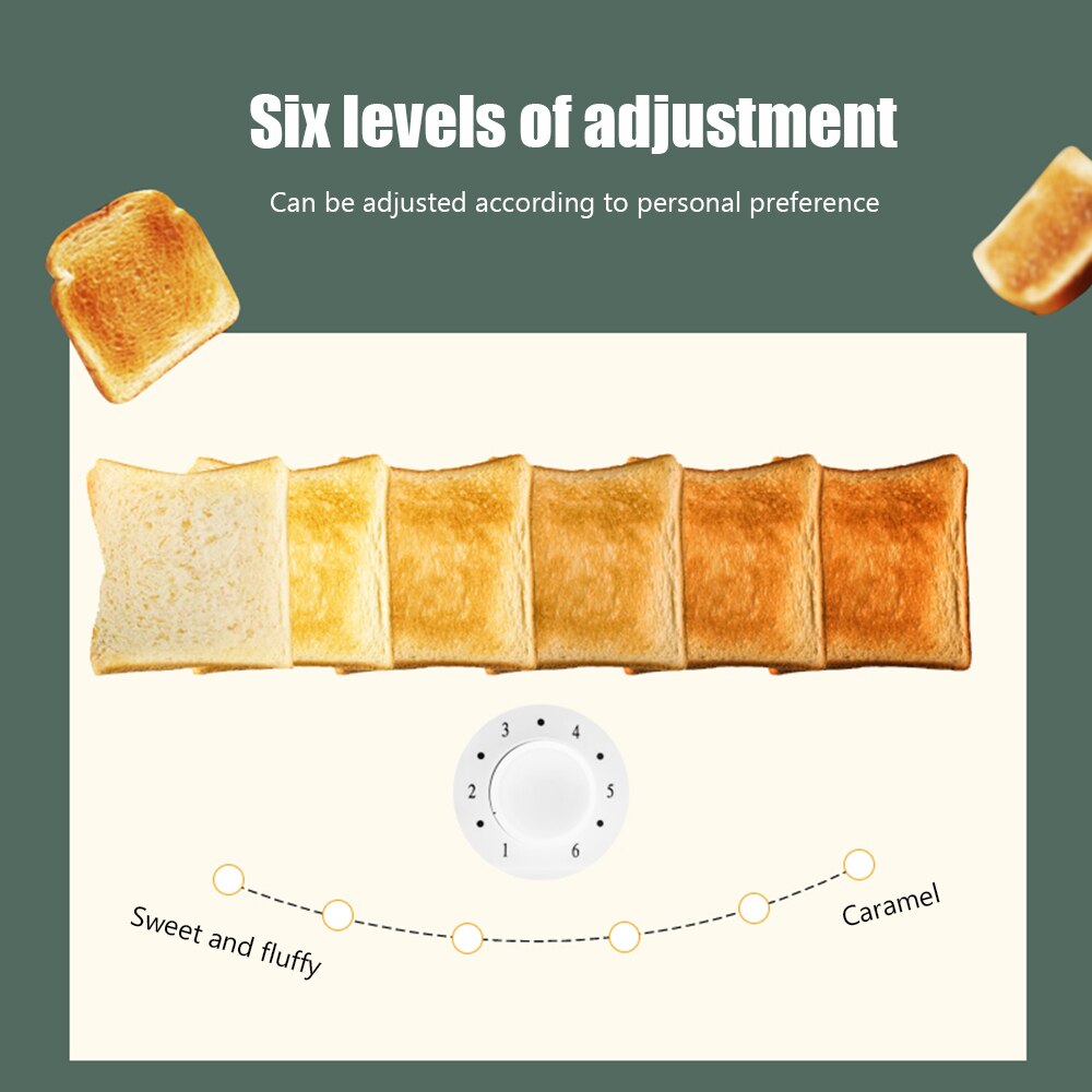 Automatic Toaster Spit Driver Toaster Bread Maker Sandwich Maker Breakfast Machine Electric Baking Machine Kitchen Appliances