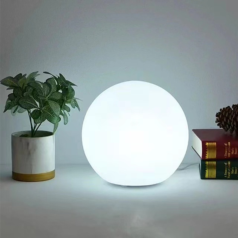 Schlafzimmer Nachttischlampe Tischdekoration Kugel Tischlampe LED Heimat einfaches Nachtnachtlicht warme Kinderzimmerbeleuchtung