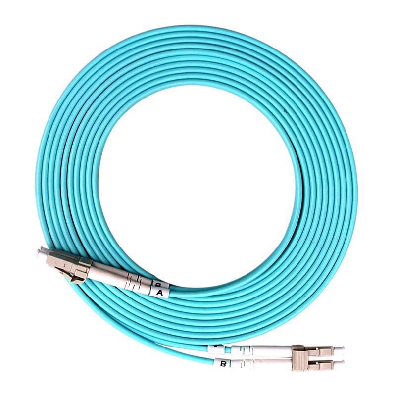 LC UPC TO LC UPC 10Gbps OM3 MM 50/125 Multi Mode Optical Fiber Patch Cord 2.0mm Duplex