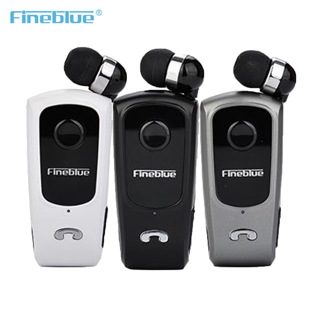 Original FineBlue F920 Versenkbare Drahtlose Bluetooth Headset Kopfhörer Freihändiger Stereo Kopfhörer Clip Mic Anruf Tragbaren