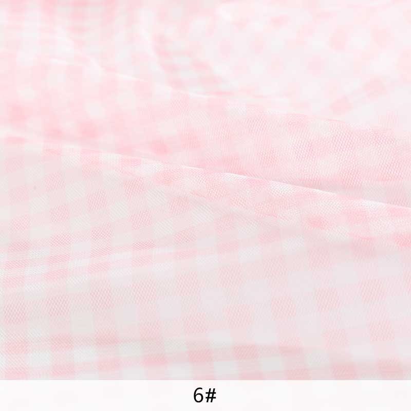 Tela de encaje a cuadros, tela de tul transparente, decoración de boda, suministros para eventos de Navidad, 45x135 Cm, TJ1178: XL / Amarillo