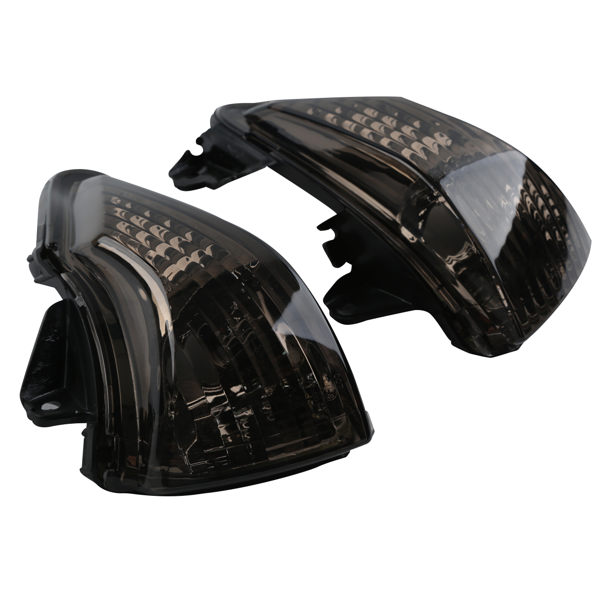 Clignotant de moto pour Kawasaki ER6N ER6F ER6R , lentille noire/claire/Orange en vogue