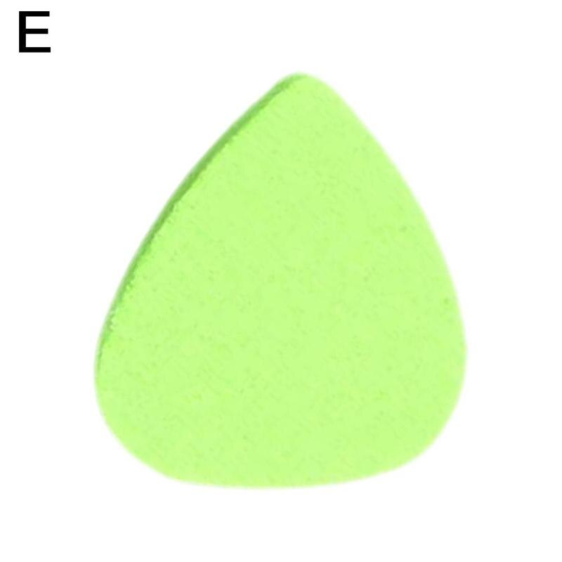 Multi Color Guitar Pick Wool Felt Picks Guitar Accessories Ukulele Soft Felt Picks 1pcs: E