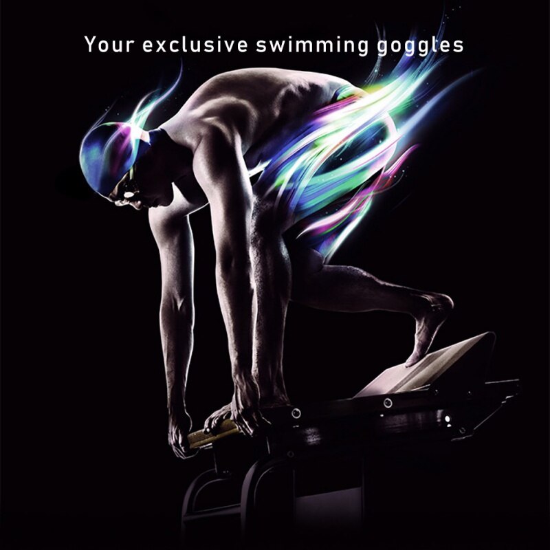 Recept-1.5 ~-8 Waterdichte Professionele Bijziendheid Zwemmen Swim Eyewear Siliconen Bril Duiken Zwembril Volwassenen Kids