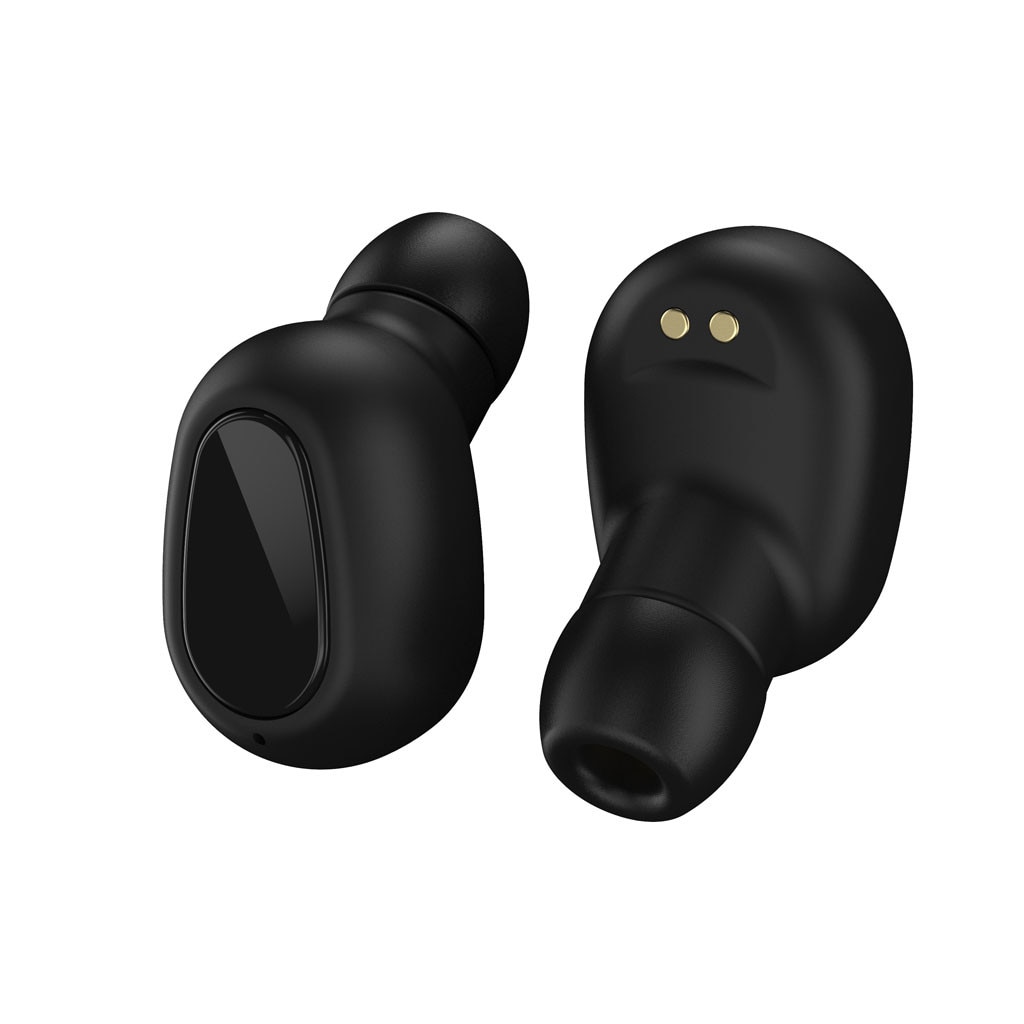 Black Bluetooth Draadloze Koptelefoon Hoofdtelefoon 5.0 Tws Draadloze In-Ear Stereo XT7 Koptelefoon Met Led Digitale Display Opladen Doos