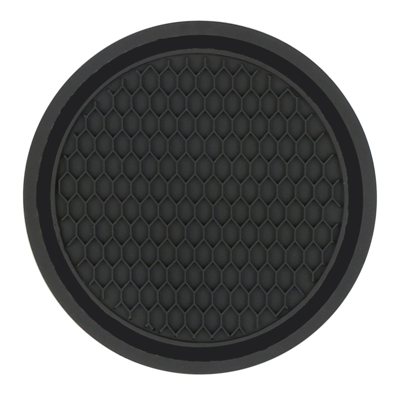 Car Coasters PVC Travel Auto Cup Holder Insert Coaster Anti Slip Vehicle Interior Accessories Cup Mats: Blue