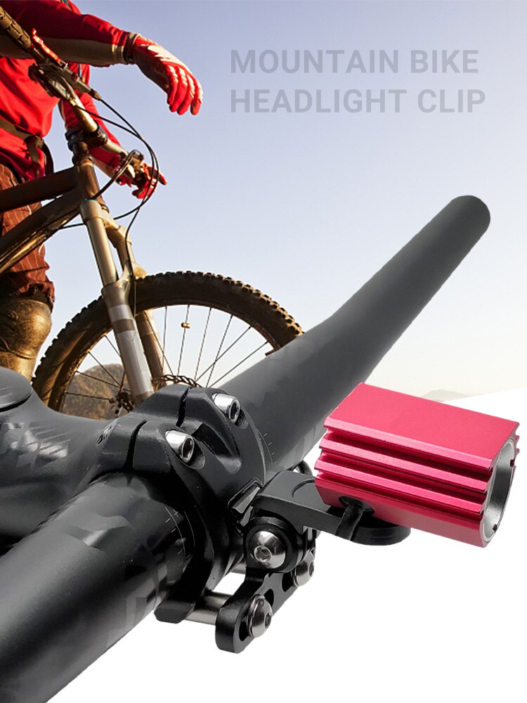Aluminium Fiets Lamp/Licht Houder Stuur Mount Houder Adapter Voor Sport Camera Light Lamp Rack Digitale Camera 'S Fiets