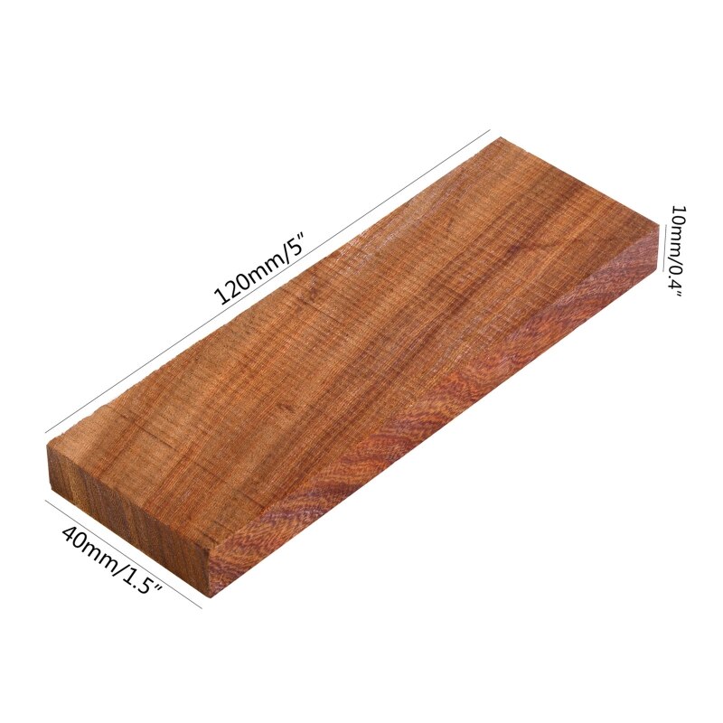 517A Durable Knife Material Small Leaf Red Sandalwood Knife Scales for Knife Handles