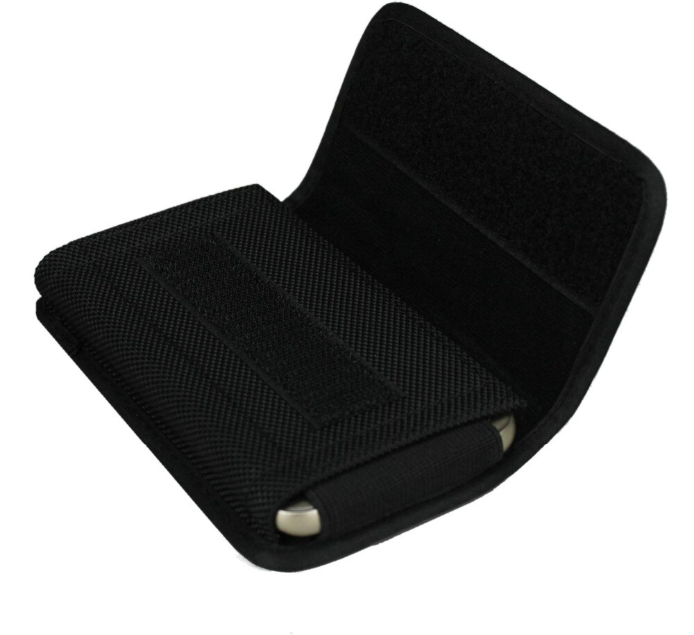 Fssobotlun, zwarte nylon horizontale holster heuptas telefoonhoesje voor gome  k1 4g lte 5.2 inch
