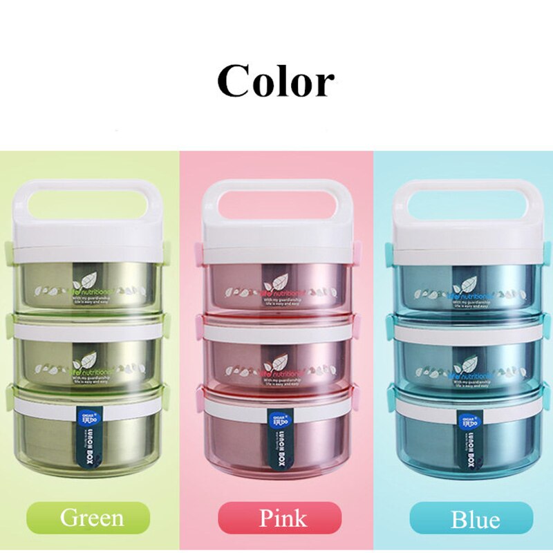 ONEUP Portable Lunch Box Thermal Insulation Bento Box Eco-friendly Leakproof Food Container For Students Picnic Office Worker
