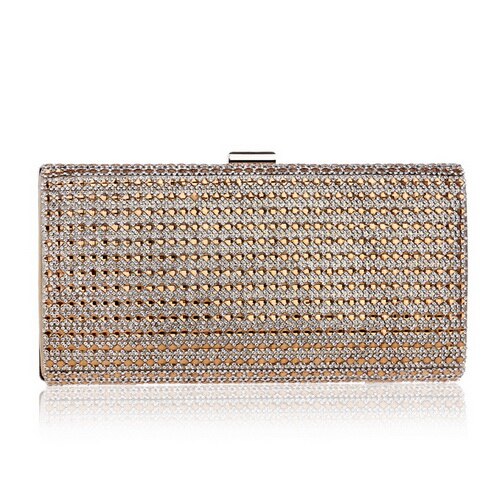 SEKUSA Diamanten Snoep Avondtasje Zomer Mode Vrouwelijke Kleine Dag Clutch Schouder Chain Handtassen Telefoon Sleutel Portefeuilles: YM1102gold