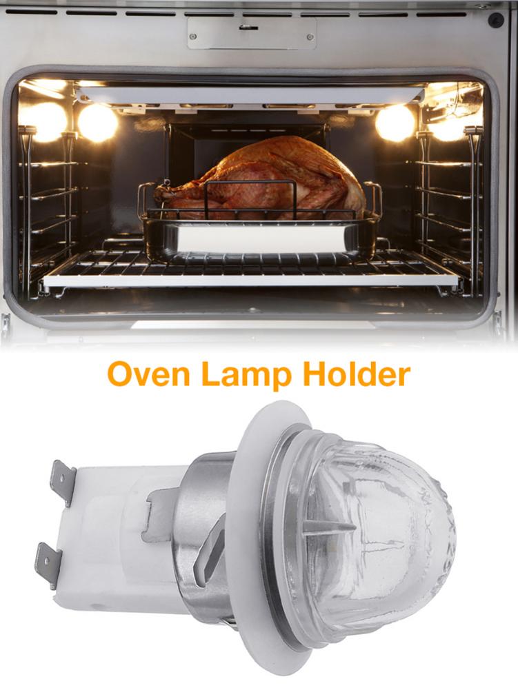 60w ovnlampe keramisk holder kjøleskap  e14 halogenpærer lysbase varmebestandig mikrobølgeovn lampeadapter 110-220v