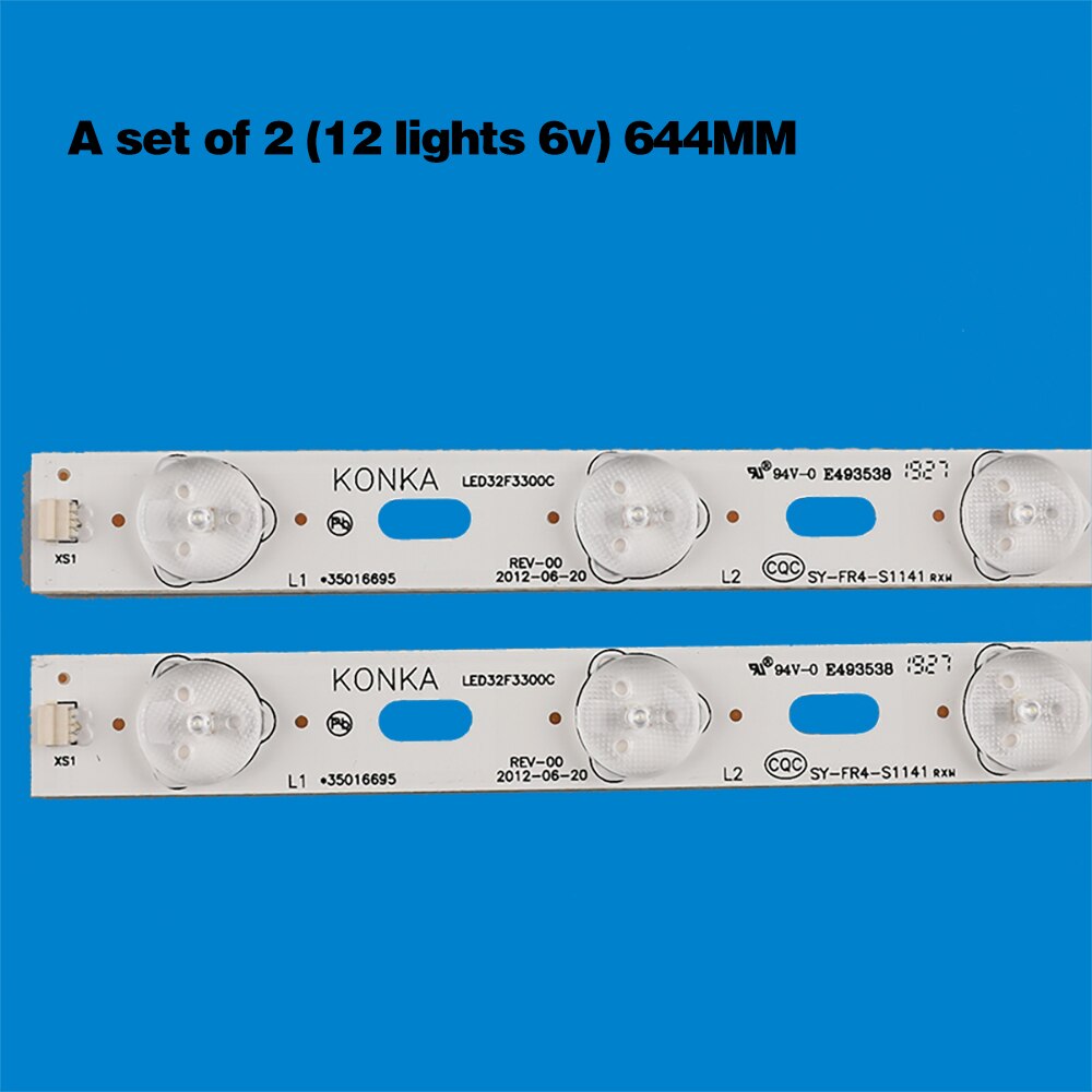 Led Backlight Strip 12 Lamp Voor Konka 32 