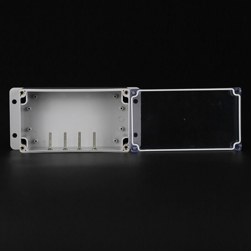 158x90x64mm ABS IP65 Waterproof Plastic Wire Junction Box With Mounted Distribution Clear Enclosure Transparent Project Case