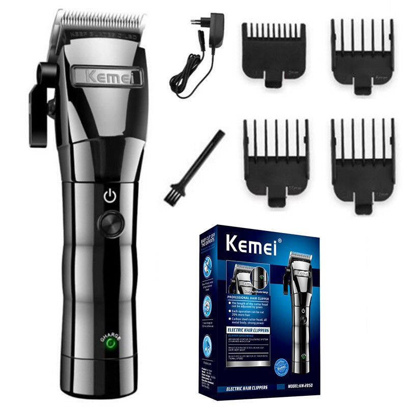 Men‘s cord&cordless hair clipper hair trimmer rechargeable trimer electric hair cutting machine haircut tool: with box
