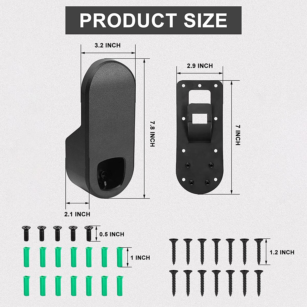 Car Charging Cable Holder Organizer Wall Mount Connector Adapter Auto Charger Bracket Car Accessories for Tesla Model 3 X S Y: US