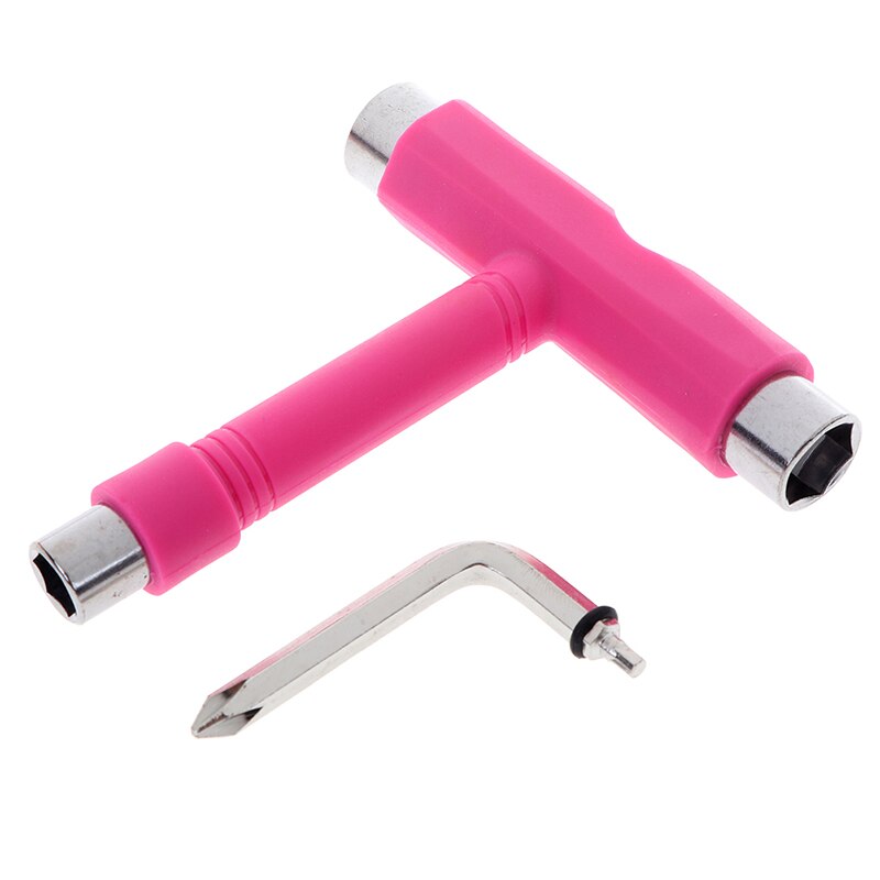 T-typ skateboard verktyg skruvmejsel socket skate t-tool spark scooter verktyg: Pk
