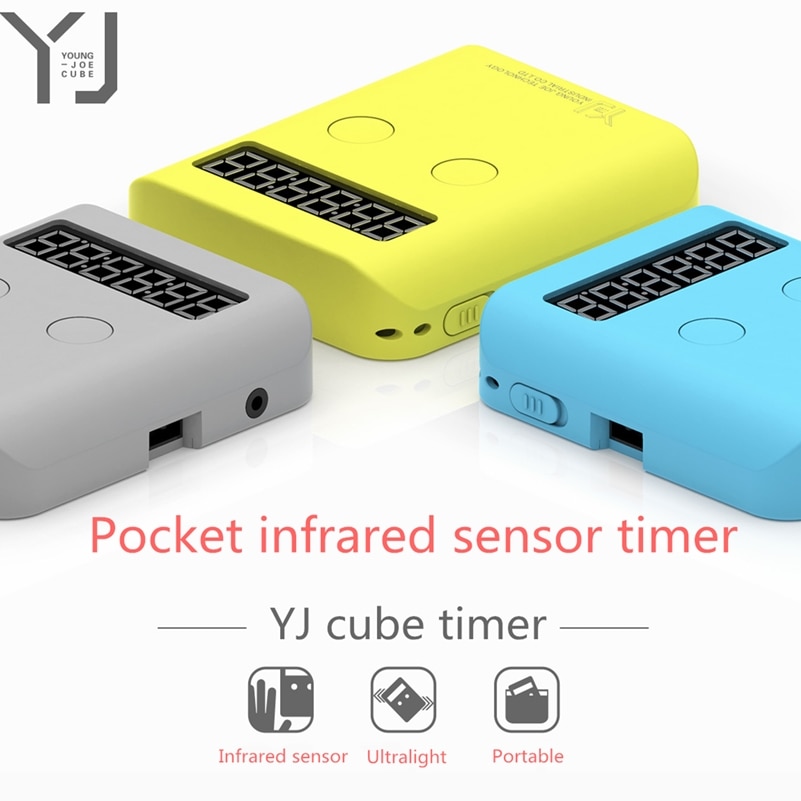 Yongjun Cube Timer Yj Timer Timer Puzzels Magic Cube Timer Pocket Draagbare Innovatieve Infrarood Sensor Timer Cube Timer Cup Timer