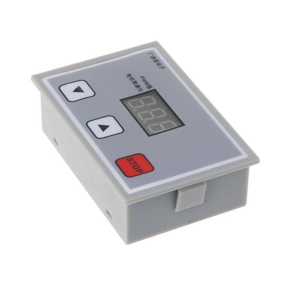 Digital Display 0~100% adjustable DC 12V 24V 5A 120W PWM Motor Speed Controller Regulator Reversible Variable Speed Slow Start