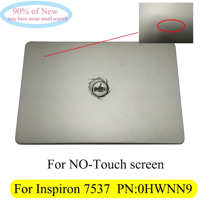 For Dell Inspiron 7537 LCD Back Cover Rear lid & LCD Front Bezel & Palmrest &Bottom case cover: LCD Back cover 3