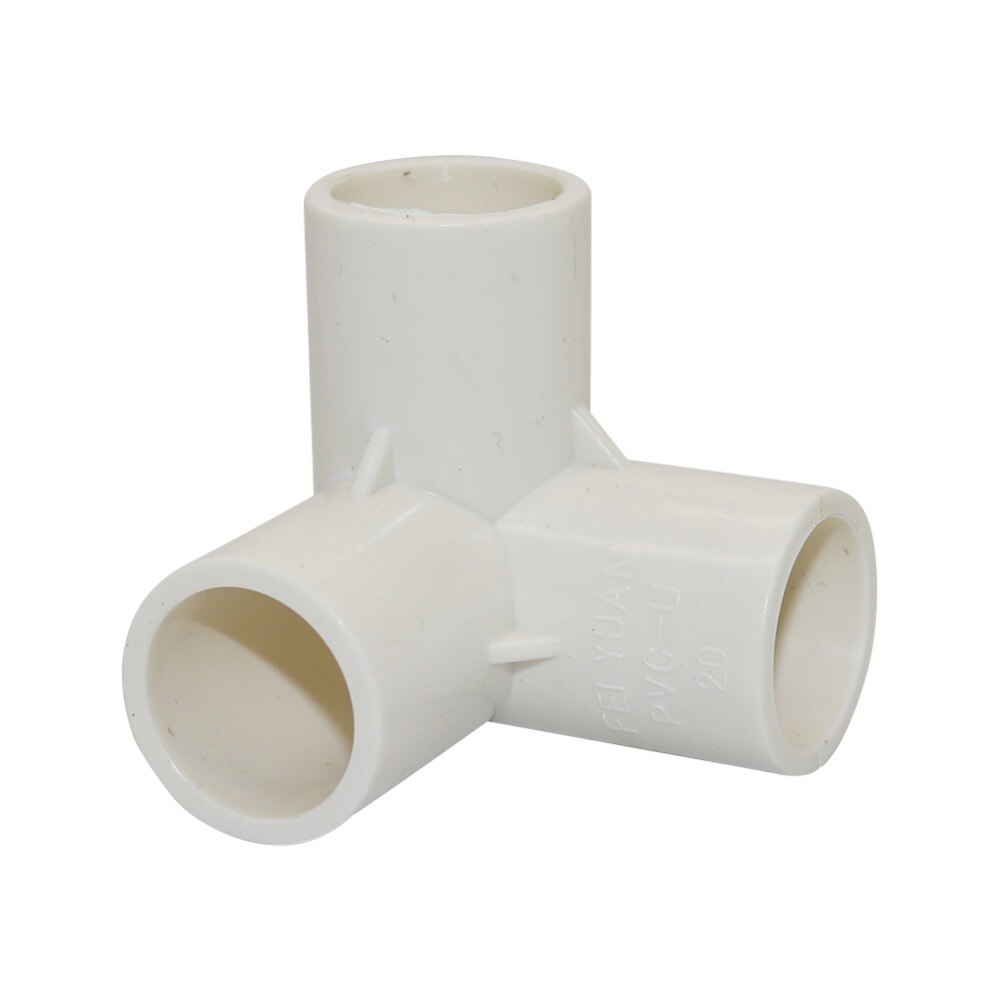 Średnica wewnętrzna 20/25/32mm z PVC 3-drogę robić złącze węża ogrodowego z tworzywa sztucznego nawadniania kropelkowego armatura trójwymiarowy koszulki 1 Pc: 32 mm
