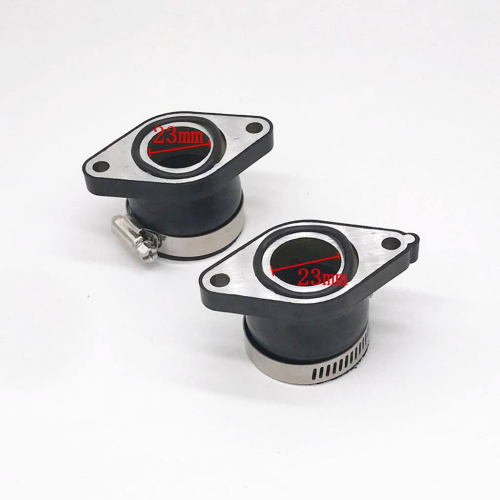 Matte Black Intake Manifold Carburetor Kit Fits Carburetor Intake Manifold Fits for Yamaha TT 350 XT 350