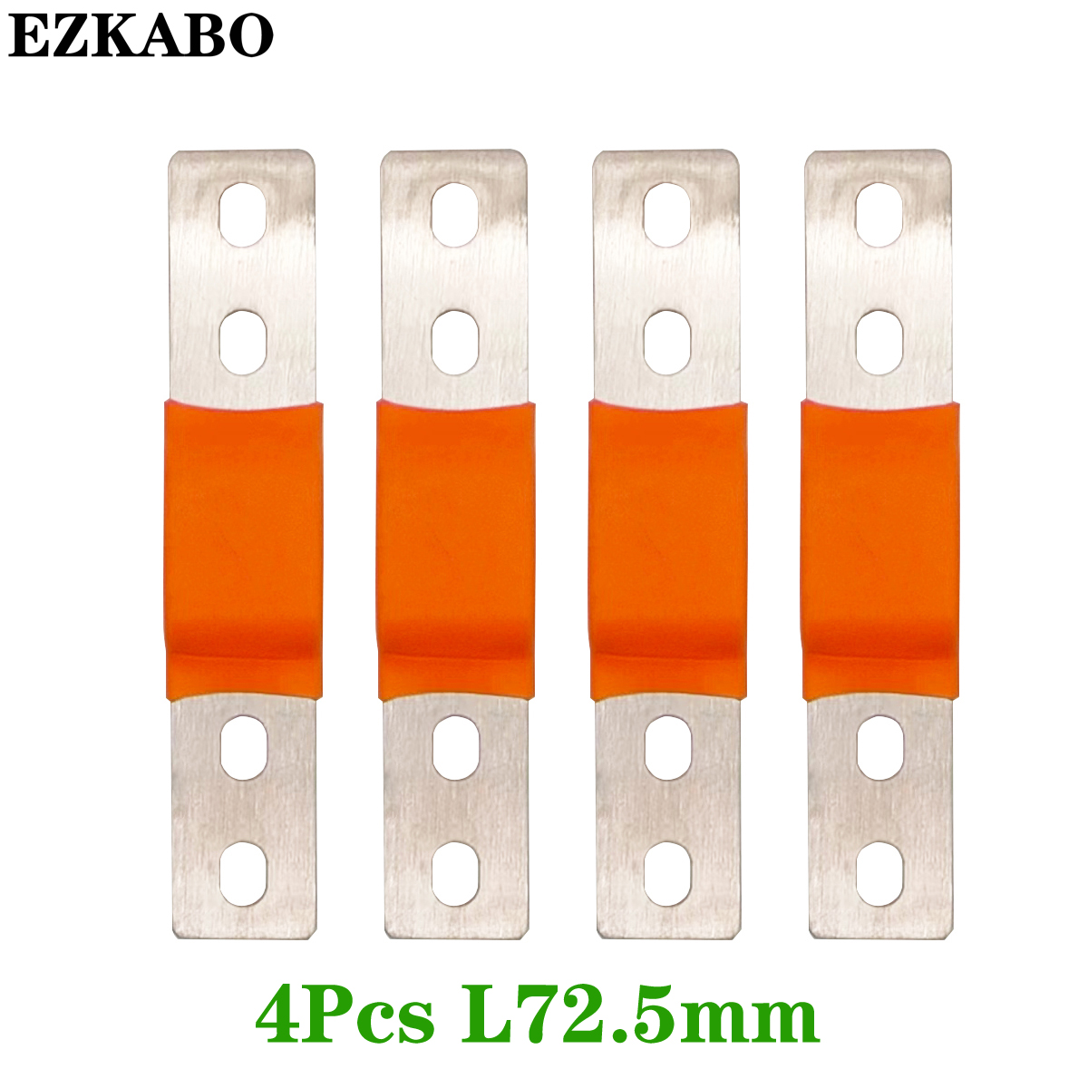 Flexible Sammelschiene Lifepo4-Batterieklemmen, solide Lithium-Bänder, Clips, Bolzen, Verbindungsstange, reines Kupfer, 280 Ah, 320 Ah, Isolationsabdeckung: Kakifarbig