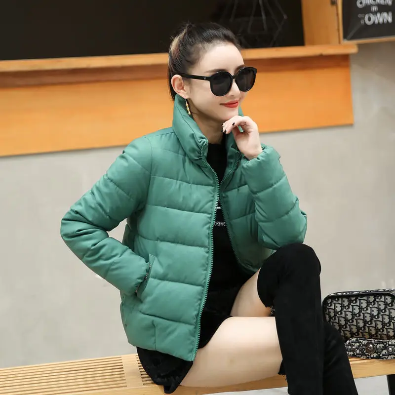 Abrigo corto acolchado de plumón de pato para mujer, chaquetas gruesas con relleno, color rojo, negro, recortado, Harajuku, exterior de invierno, 2024: XL / Gris oscuro