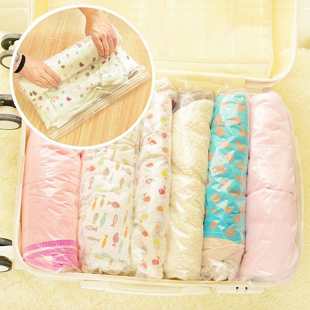 1Pc Vacuum Compressed Storage Bags Space Saving Organizer Bag