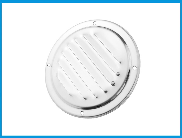 2 Stuks Marine Grade Roestvrij Staal 316 Boot Marine Ronde Air Vent Luifel Vent Grille Ventilatie Louvered Ventilator Grill Cover