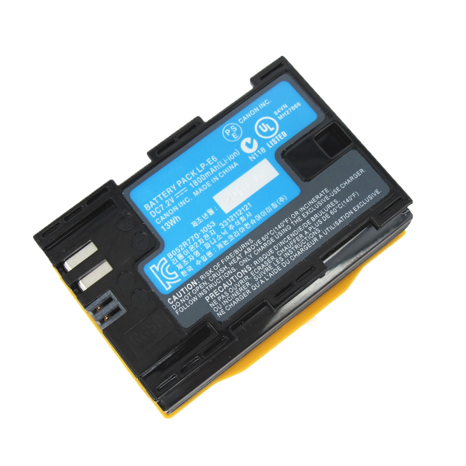 Batterie de caméra LPE6 LP-E6, pour Canon EOS 5D Mark II III Mark2 mark3 5D2 5D3 6D 60D 60Da 7D 70D 80, originale, LP-E6N