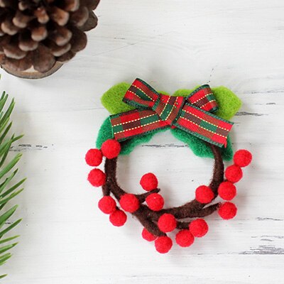GUANDIN,Wool Felt DIY Package For Christmas Decoration,Berry Wreath,Walking Stick,Lollipop,Non-Finished Item,Handmade Material: MZ022-A-1Piece