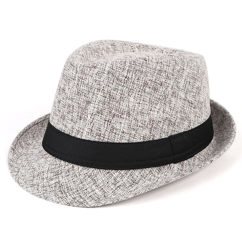 Autumn Fedora Hat Men Winter Casual Short Brim chapeu Fedoras Gentleman British Style Jazz Hat