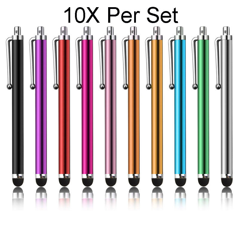 Mosible 10 st/lot universal stylus penna ritplatta kapacitiv skärm pekpenna för ipad iphone samsung xiaomi mobiltelefon: Blanda färg 10x
