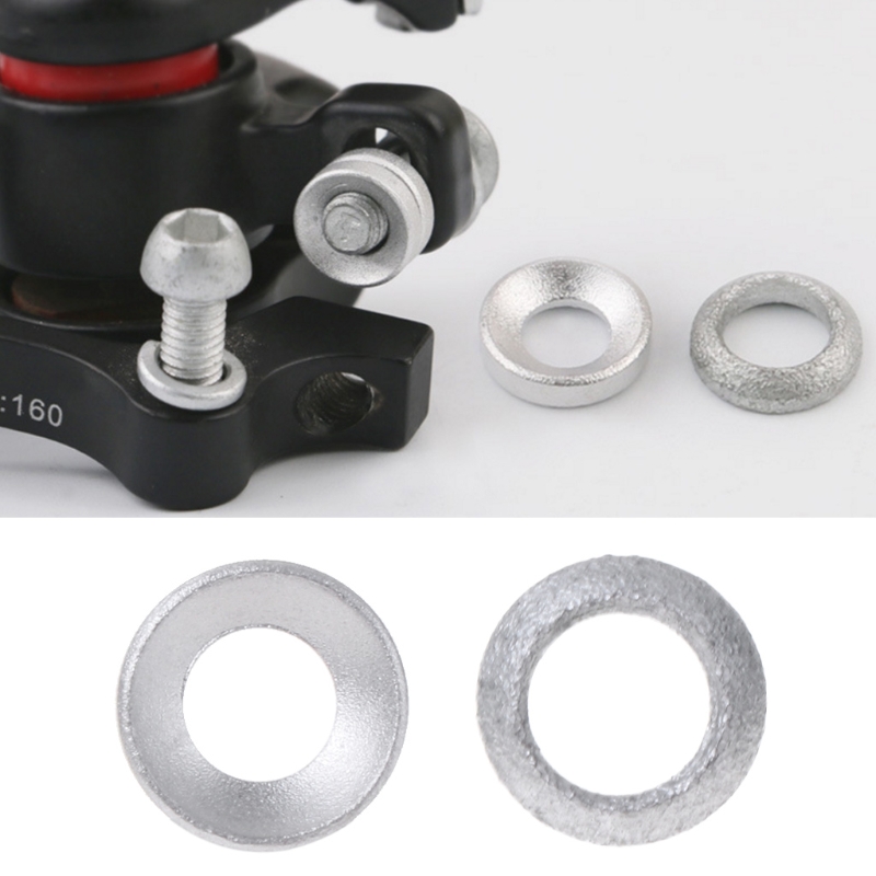 1/5 paar Fahrrad Bremssattel Spacer Disc Bremse Joint Washer Aluminium Radfahren Konkaven Konvexen Spacer MTB Fahrrad Zubehör